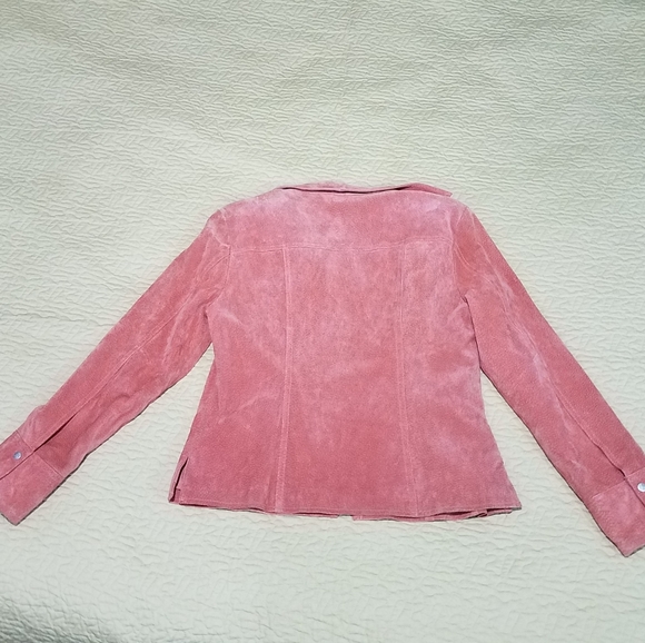 Vintage Live a Little Suede Jacket Size S - Picture 10 of 10